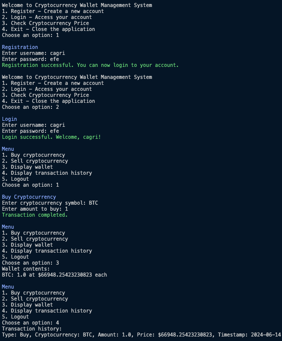 Image of CryptoWalletManagementSystem Project